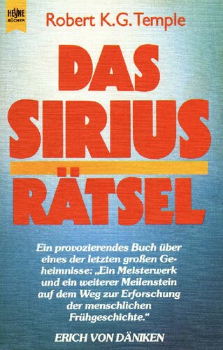 Das Sirius-Rätsel