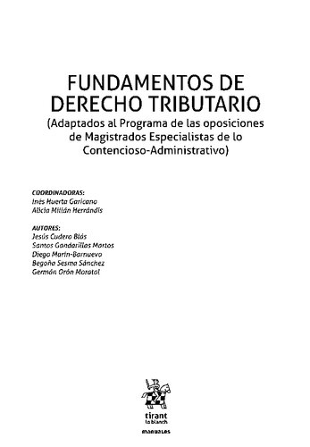 Fundamentos de Derecho Tributario