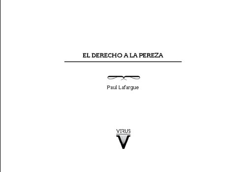 El derecho a la pereza
