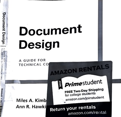 Document Design: A Guide for Technical Communicators