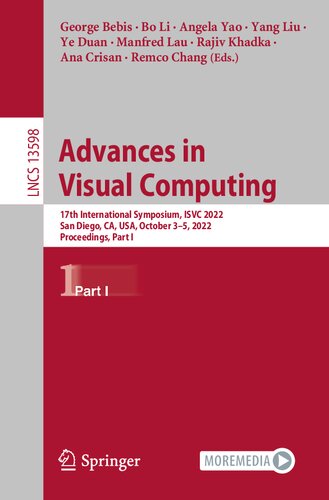 Advances in Visual Computing. 17th International Symposium, ISVC 2022 San Diego, CA, USA, October 3–5, 2022 Proceedings, Part I