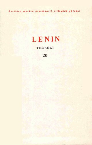V. I. Lenin. Teokset