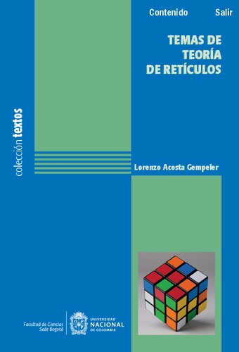 Temas de teoría de retículos