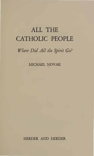 All Catholic People - Where Did All Spirit Go