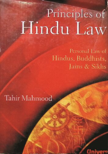 Principles of Hindu Law: Personal Law of Hindus, Buddhists, Jains & Sikhs