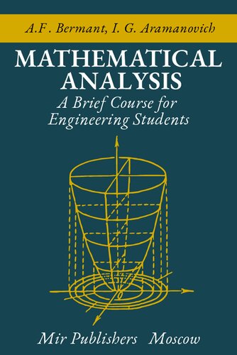 Mathematical Analysis: A Brief Course for Engineering Students