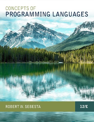 Concepts of Programming Languages (12th)