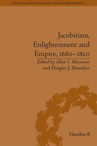 Jacobitism, Enlightenment and Empire, 1680–1820