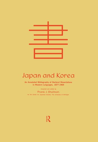 Japan and Korea: an Annotated Cb: Japan and Korea