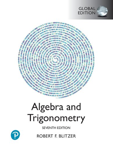 Algebra and Trigonometry