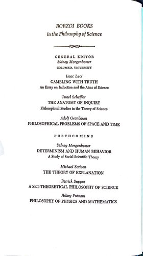 Gambling with Truth: An Essay on Induction and the Aims of Science