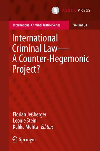 International Criminal Law―A Counter-Hegemonic Project?