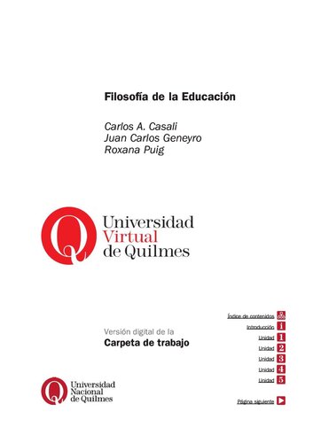 Filosofía de la educación