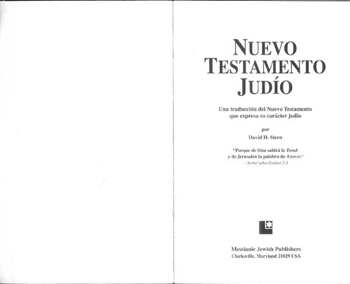 Nuevo Testamento Judío