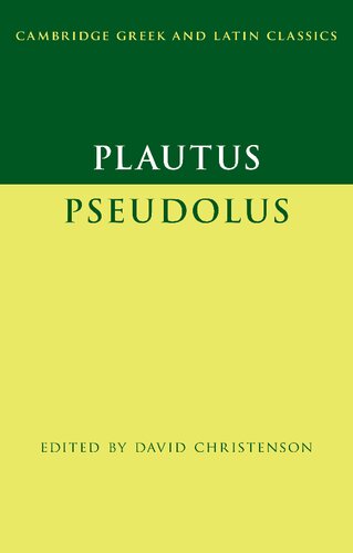 Plautus: Pseudolus