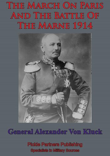 March On Paris And The Battle Of The Marne 1914