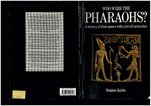 Who Were the Pharaohs?: A History of Their Names with a List of Cartouches