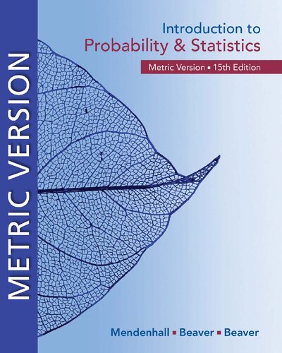 Introduction to Probability and Statistics. Metric Version