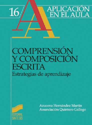 Comprensión y composición escrita. Estrategias de aprendizaje