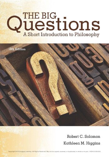 The Big Questions: A Short Introduction to Philosophy