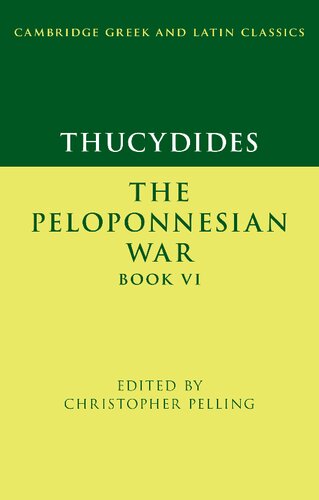 Thucydides: The Peloponnesian War Book VI