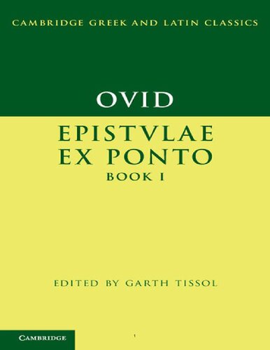 Ovid: Epistulae ex Ponto, Book I