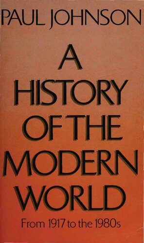 History of Modern World From 1917 to 1980s