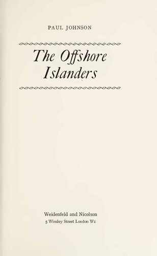 Offshore Islanders  - History of English People