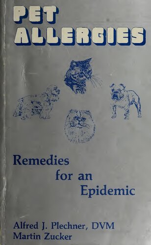Pet Allergies : Remedies for an epidemic ( Orthomolecular Medicine )