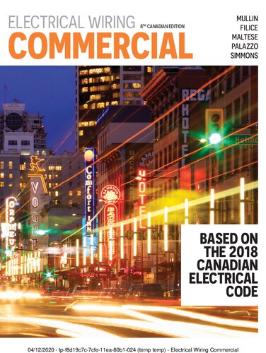 ELECTRICAL WIRING: COMMERCIAL, 8th CANADIAN EDITION