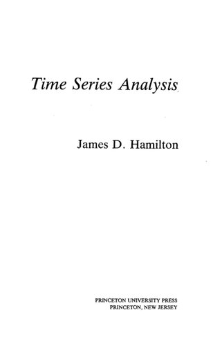 Time Series Analysis