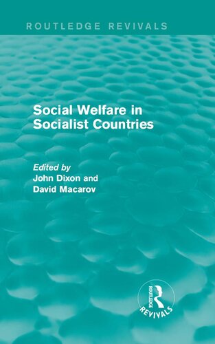 Social Welfare in Socialist Countries