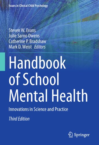 Handbook of School Mental Health: Innovations in Science and Practice