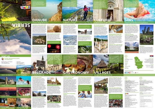 Serbia - Tourist Map