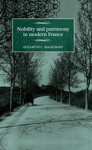 Nobility and patrimony in modern France