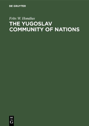 The Yugoslav Community of Nations