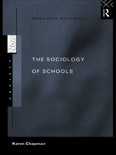 The Sociology of Schools