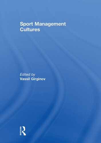 Sport Management Cultures