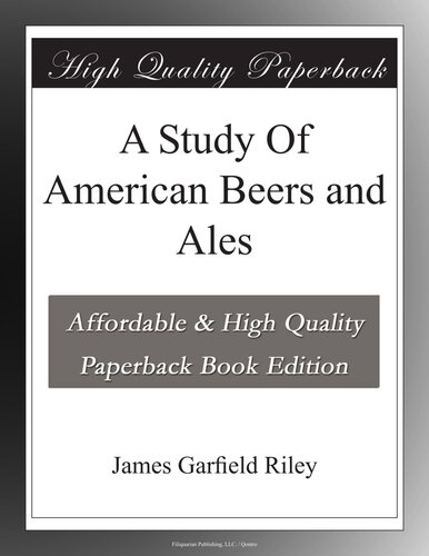 A Study of American Beers and Ales