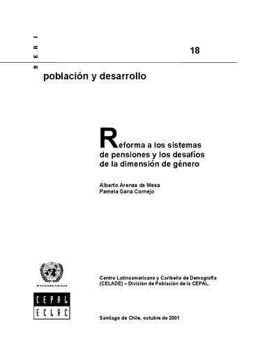 Reforma a los sistemas de pensiones y los desafíos de la dimensión de género