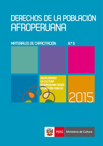 Derechos de la población afroperuana. Revalorando la cultura afroperuana desde la gestión pública