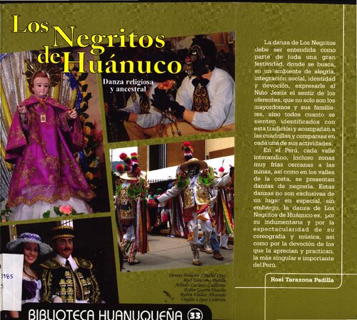 Los negritos de Huánuco: danza religiosa y ancestral. Antología