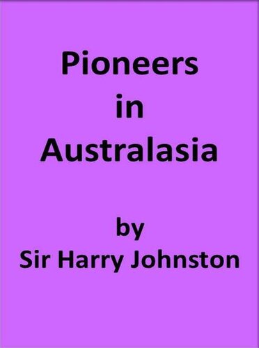 Pioneers in Australasia
