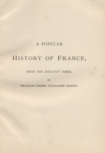 A Popular History of France from the Earliest Times, Volume 5