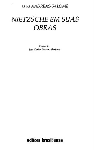 Nietzsche Em Suas Obras