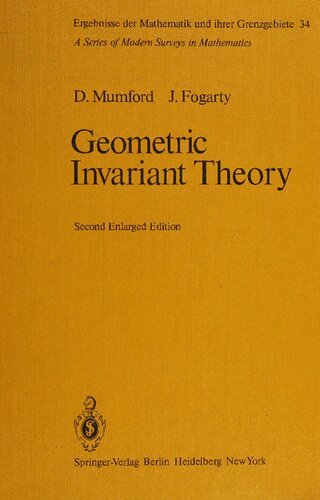 Geometric Invariant Theory