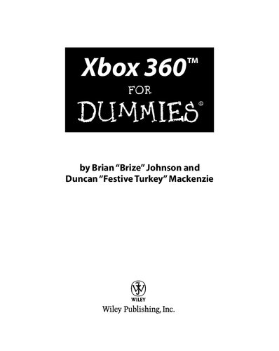 Xbox 360 For Dummies
