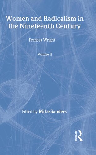 Women and Radicalism in the Nineteenth Century