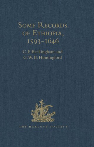 Some Records of Ethiopia, 1593-1646