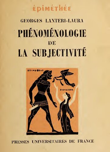 Phénoménologie de la subjectivité
